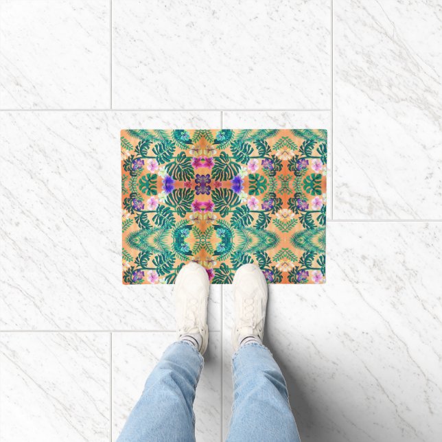 tropical jungle painting doormat (Indoor)