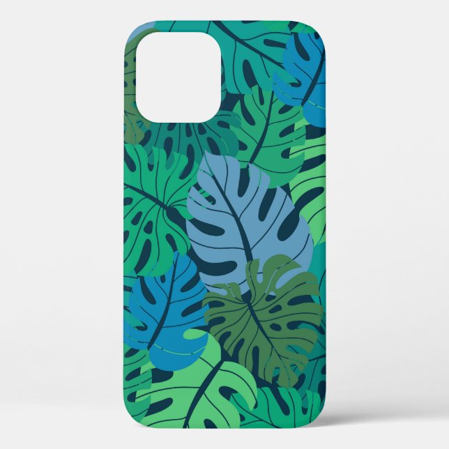 Tropical Jungle Palm Seamless Pattern Case-Mate iPhone Case (Back)