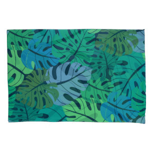 Tropical Jungle Palm Seamless Pattern Pillowcase