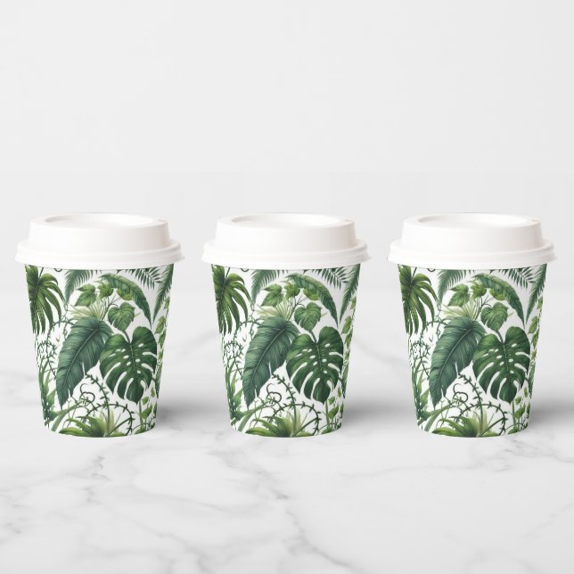 Tropical Jungle Paper Cups (Multi)