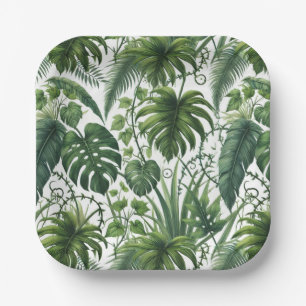 Tropical Jungle Paper Plate
