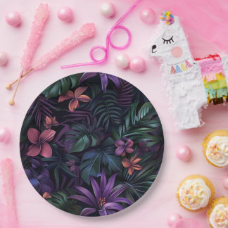 Tropical-Jungle Paper Plate
