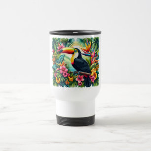 Tropical/Jungle Toucan bird  Brazil Travel Mug