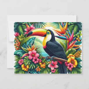 Tropical/Jungle Toucan bird  Postcard