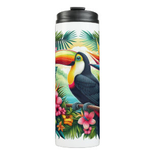 Tropical/Jungle Toucan bird  Thermal Tumbler