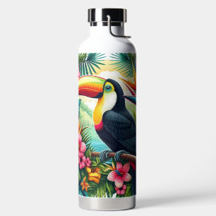 Tropical/Jungle Toucan bird Water Bottle