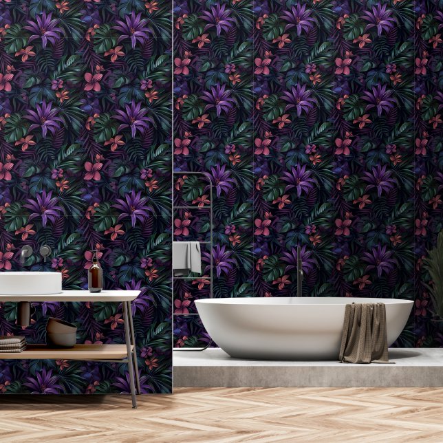 Tropical Jungle Wallpaper (Bathroom)