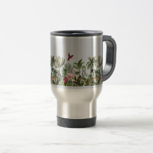 Tropical Jungle Wildlife Stainless Steel Travel Mug