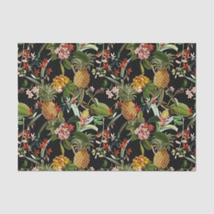 Tropical Jungle With Hummingbirds And Flowers Tiss Tissue Paper
