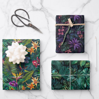 Tropical-Jungle Wrapping Paper Sheet