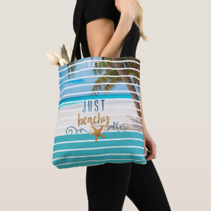 Tropical JUST BEACHY Beach Travel Tote Bag