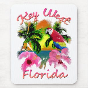 Tropical Key West Florida Keys Mouse Mat