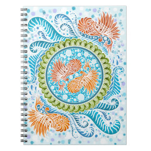 Tropical Koi Mandala Notebook