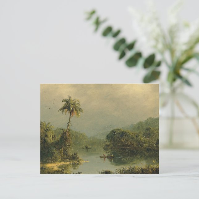 Tropical Landscape Frederic Edwin Church Postcard (Standing Front)