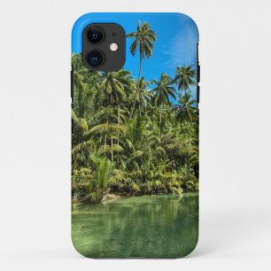 Tropical landscape, philippines, Kawasan falls Cas iPhone 11 Case