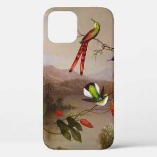 Tropical Landscape with Ten Hummingbirds Heade iPhone 12 Case