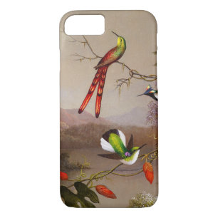 Tropical Landscape with Ten Hummingbirds Heade iPhone 8/7 Case