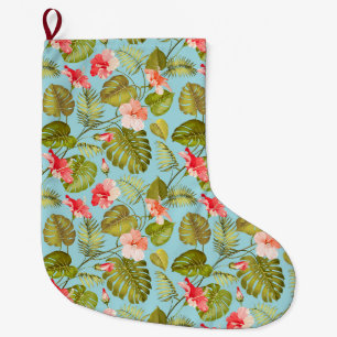Tropical Large Christmas Stocking