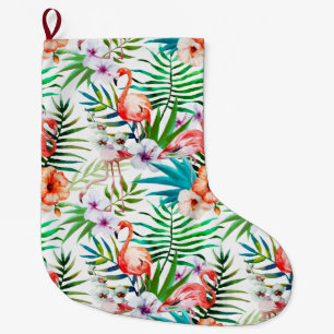 Tropical Large Christmas Stocking