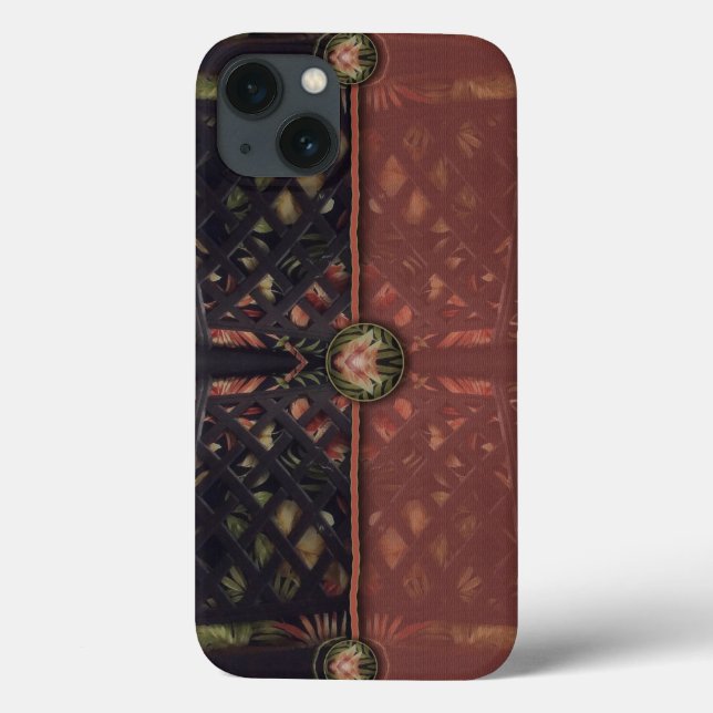 Tropical Latticework Clutch Case-Mate iPhone Case (Back)