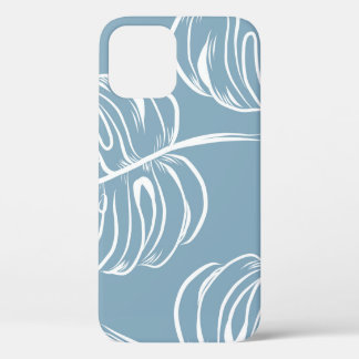Tropical Leaf Abstract: Seamless Greenery. iPhone 12 Case