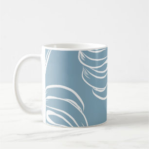 Tropical Leaf Abstract: Seamless Greenery. Coffee Mug