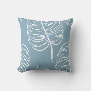 Tropical Leaf Abstract: Seamless Greenery. Cushion