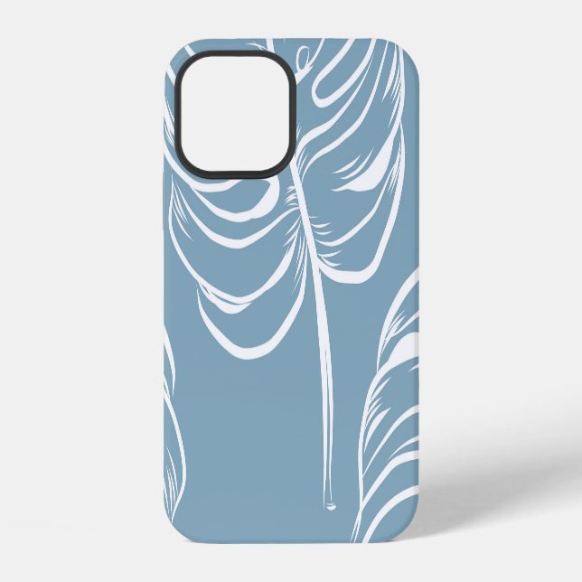 Tropical Leaf Abstract: Seamless Greenery. iPhone Case (Back)