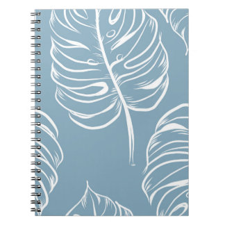 Tropical Leaf Abstract: Seamless Greenery. Notebook