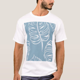 Tropical Leaf Abstract: Seamless Greenery. T-Shirt