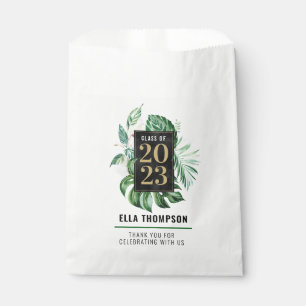 Tropical Leaf Class of 2021 Graduation   Thank you Favour Bags