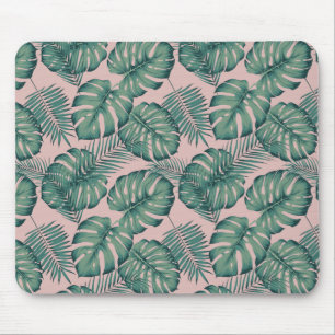 Tropical Leaf Pattern Mouse Mat