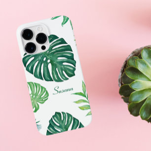 Tropical Leaf Pattern Phone Case