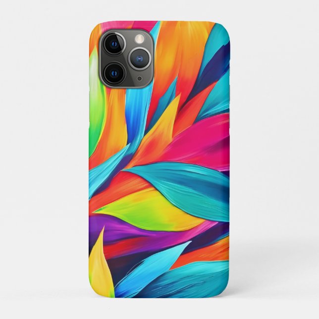 Tropical Leaf Tapestry Painting Case-Mate iPhone Case (Back)