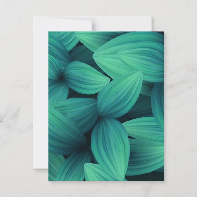 Tropical Leaves 11 Card (Front)