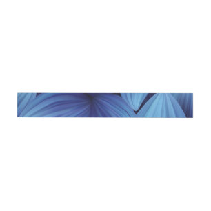 Tropical leaves 12 wrap around label