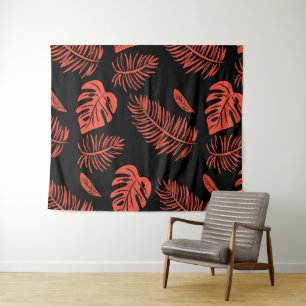 Tropical leaves 21 tapestry