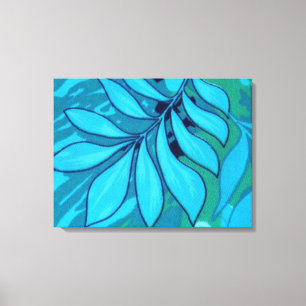 TROPICAL LEAVES 3 Panel Home Canvas Wall Art