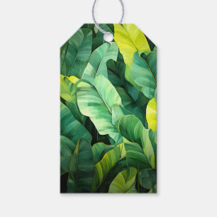Tropical Leaves Abstract Botanical Jungle Nature Gift Tags