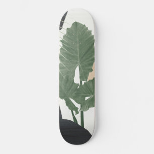 Tropical Leaves Abstract Finesse #1 #tropical  Skateboard