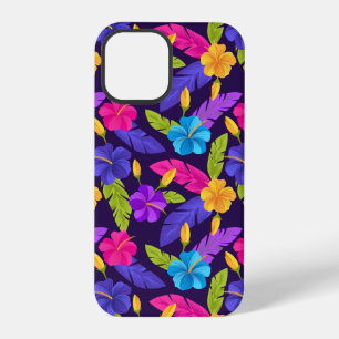 Tropical Leaves and Flowers Pattern-23857 iPhone 12 Pro Case
