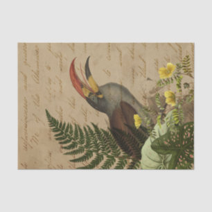 Tropical Leaves and Toucan Ephemera Tissue Paper