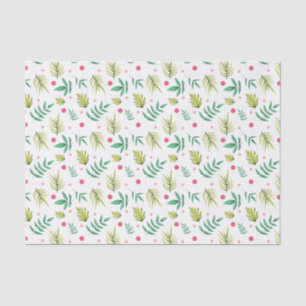 Tropical Leaves Baby Shower Tissue Paper