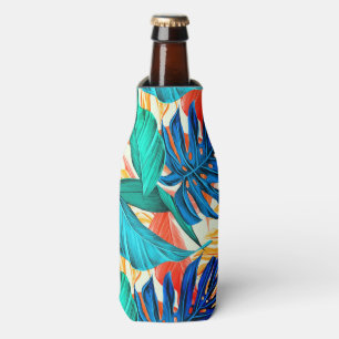 Tropical Leaves Bottle Cooler