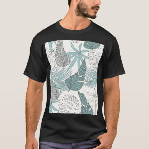 Tropical Leaves: Bright Seamless Trend T-Shirt