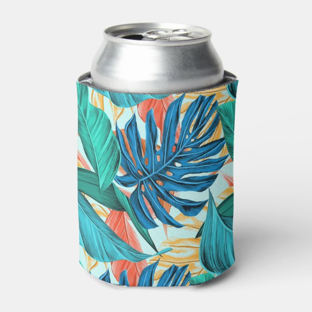 Tropical Leaves Can Cooler (Can Front)