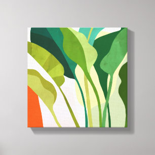 Tropical Leaves Canvas Print