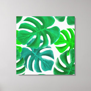 Tropical Leaves Canvas Print