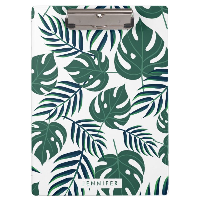 Tropical Leaves Clipboard (Front)