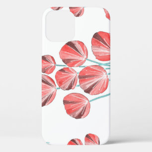 Tropical Leaves: Creative Hand Drawn Pattern iPhone 12 Case